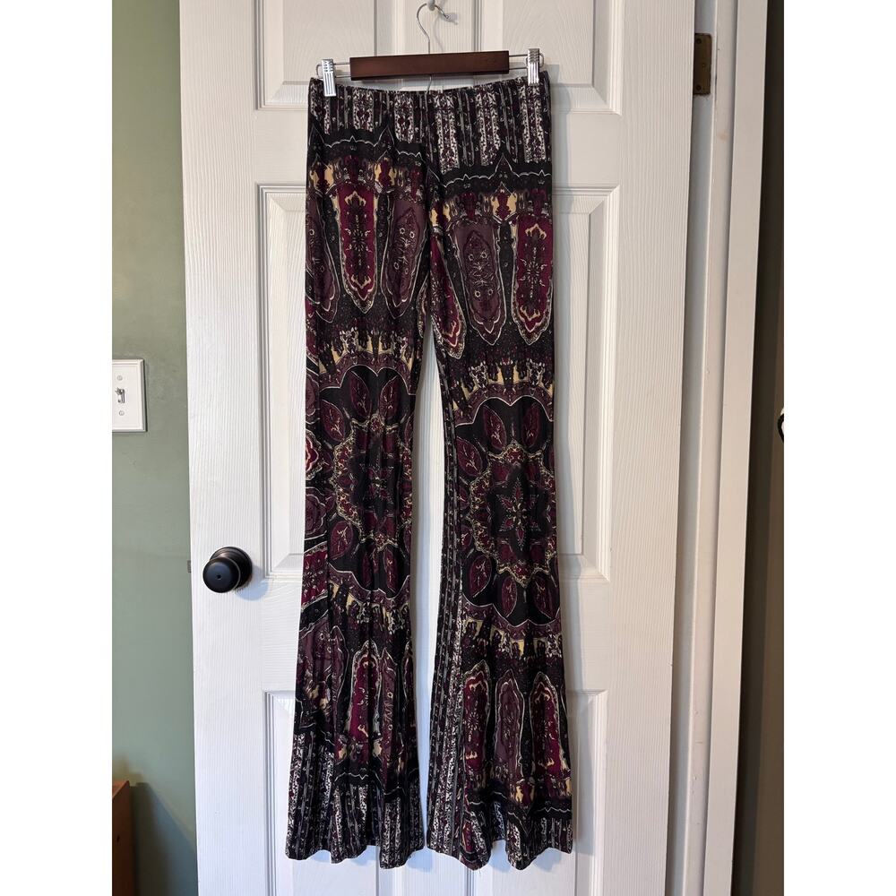 Novella Royale Janis Bells Flare Pants Women's Large Boho Festival